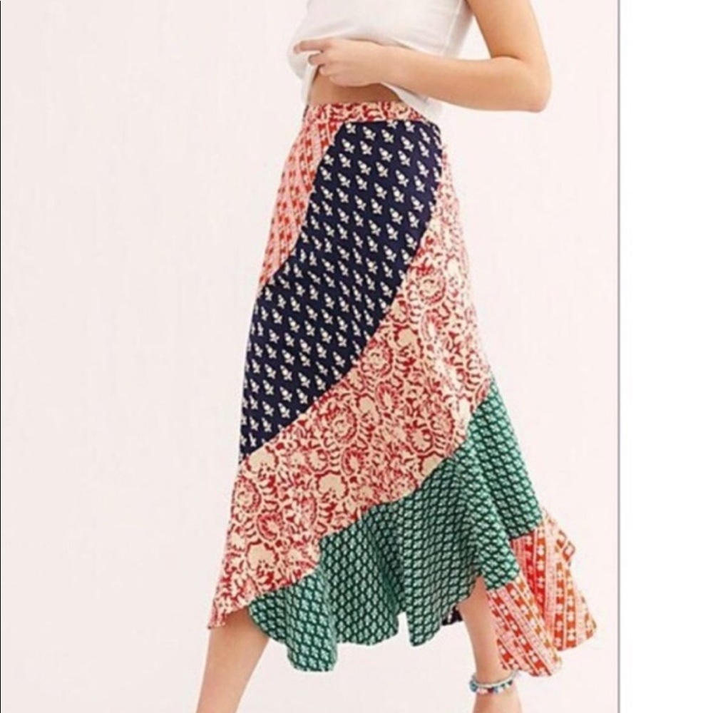 NWT Free People Medley Maxi Skirt
